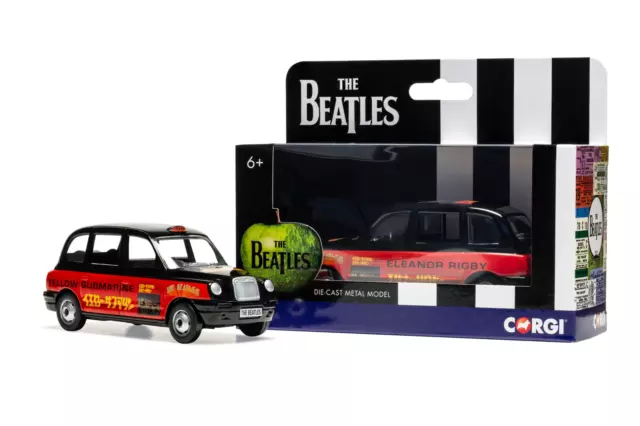 Merchandising Beatles (The): Corgi - London Taxi - Yellow Submarine 1:36 Scale (