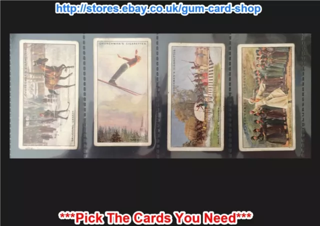 Churchman - Sports & Games In Many Lands 1929 (Fillers) *Please Choose Card*