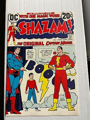 Shazam! #1 The Original Captain Marvel - Bronze Age DC Comics 1973 VF/NM KEY Hot