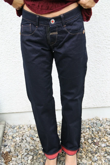 Jean BRAY 525 Einstein - Taille W25 (T34) - Noir, Coupe Cigarette - Neuf Avec étiquettes (prix Boutique 205€)