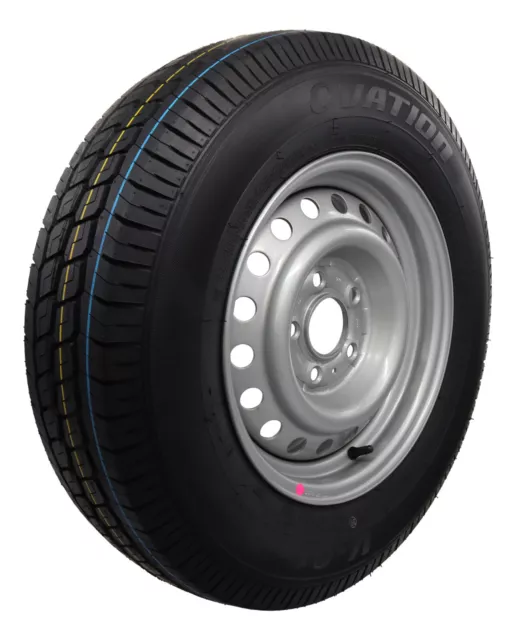 Roue Compléte Anhängerrad Pneu 185R14C 112x5 900kg 14 " P. Ex. Gt-Radial 28/23