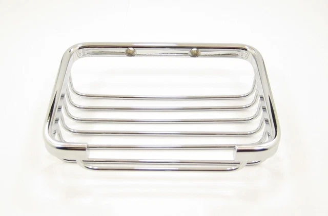 Polished Chrome Plated Brass Wall Mounted Soap Dish Holder