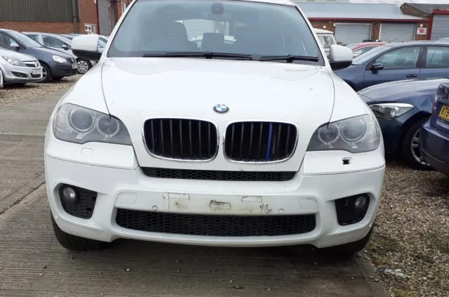 Bmw X5 E70 Facelift Lci M Sport Front Bumper In White With Parking Sensors