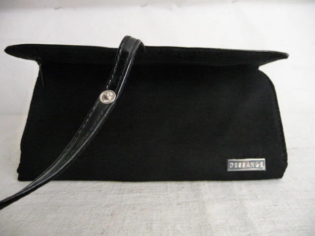 Pochette De Soirée Noire Vernie - Occasion - Très Bon État - Style Élégant