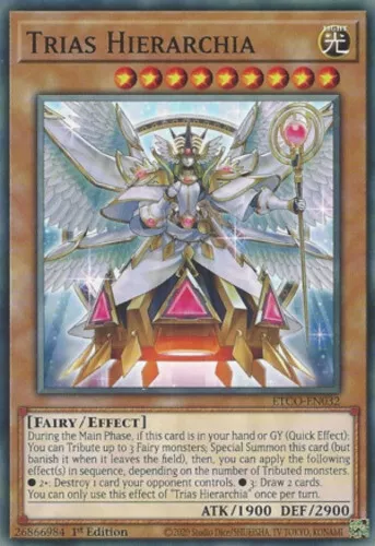 Yugioh! Trias Hierarchia - ETCO-EN032 - Common - 1st Edition Near Mint, English