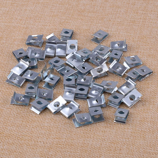 100 Speed Fasteners U Nuts Self Tapping Screw Spire Clip Car Interior Trim Panel