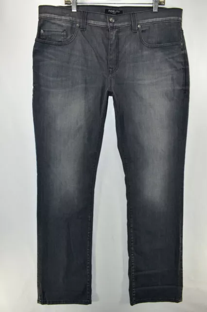Fidelity Denim Impala Straight Bullet Vintage Gray Jeans Mens Size Meas. 40x36