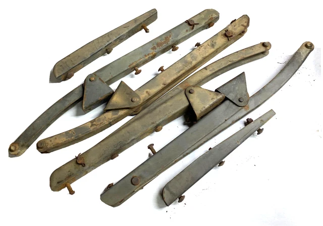 Military Dodge M37 3/4ton  4X4 1950-68  Bed Folding Troop Seat Bracket Set OEM