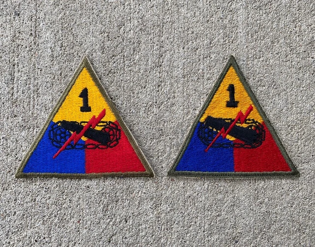 US Army 1st Armored Division OLD IRONSIDES Patch Armor Tank Patch
