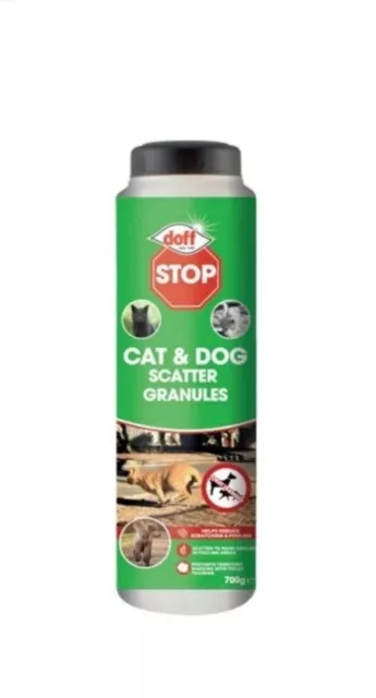 Doff Cat & Dog Scatter Granules 575g Tub Deterrent Natural Plant Extracts