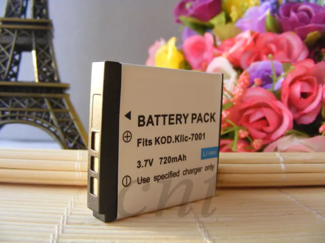 Batteria per KODAK KLIC-7001 EASYSHARE M1063 M1073 IS M320 M340 M763 M863 M893 IS
