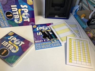 SPOT THE INTRO 1 Game The Greatest Ever CD Music Game Family Game Xmas ...