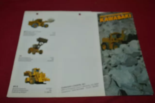 Kawasaki KSS 80T 70 65Z Wheel Loader Brochure FCCA