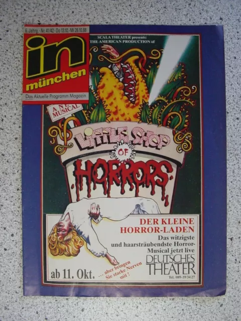 in münchen 6. Jahrgang Nr 41/42 vom 26.10.1988  Programmmagazin - guter Zustand