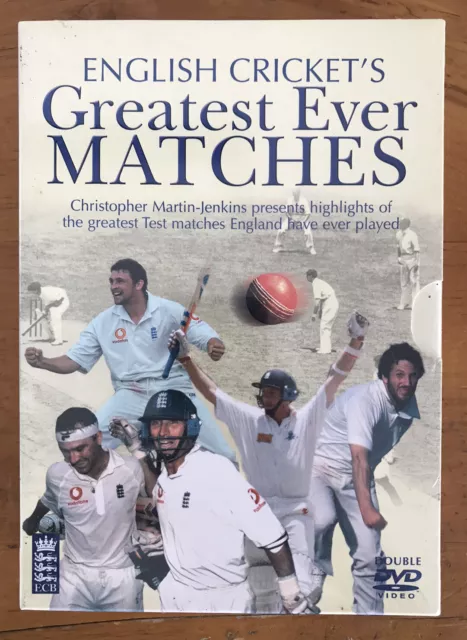 English Crickets Greatest Ever Matches DVD New and Sealed UK Set