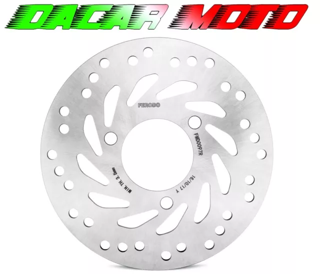 Brake Disc Rear Ferodo Peugeot Trekker 100 (B2) 2001 2002 2003 2004 2005 >