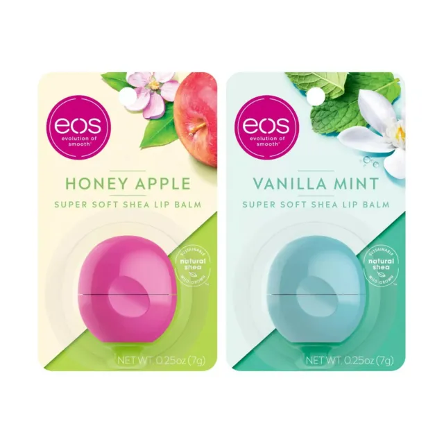 EOS Evolution Smooth Lip Balm Sphere 0.25 oz Original USA , Choose your Flavor