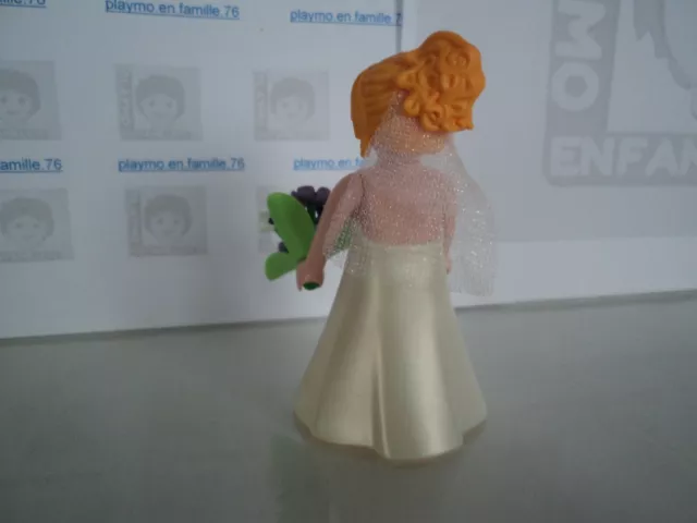 PLAYMOBIL city life town femme mariée robe blanche bouquet du set 9229 2