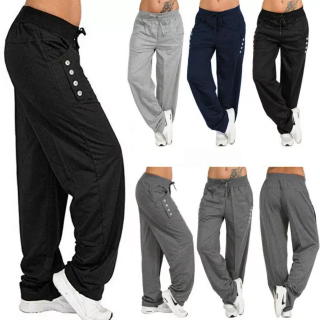 Bottoms Lounge Tracksuit Womens Jogging Trousers Gym Joggers Casual Pants