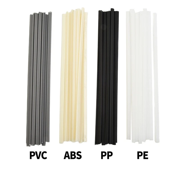 Soudure Plastique Air Chaud Baguettes Soudure Plastique 40PC - PVC/ABS/PP/PE - Multicolores 20cm - Réparation Pare-chocs, Kayak, Etc. Baguettes Soudage Plastique