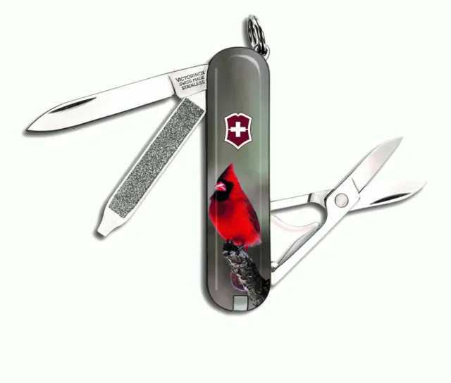 🌟🌟🌟🌟 Victorinox Swiss Army Pocket Knife Classic SD 58 mm CARDINAL Boxed