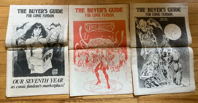 1970s Fanzine BUYER'S GUIDE FOR COMICS FANDOM Ladies Cover Art - Vampirella