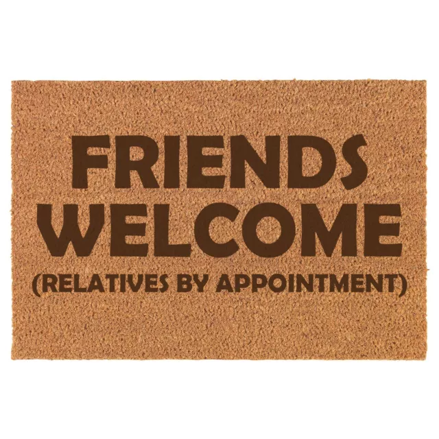 Mainstays Welcome Friends Coir Doormat - 24 x 36 in
