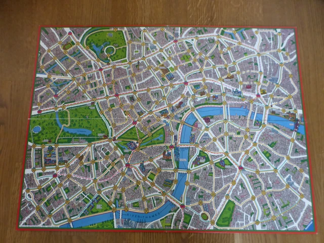 Scotland Yard  " Spielbrett " Ersatzteil Spielplan