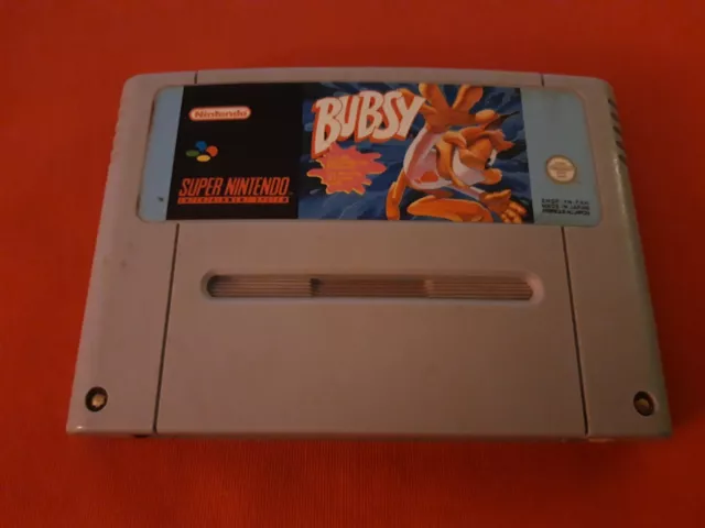 Bubsy Dans Rencontre Du 3Eme Type Snes Super Nintendo Pal Fah Cartouche Seule