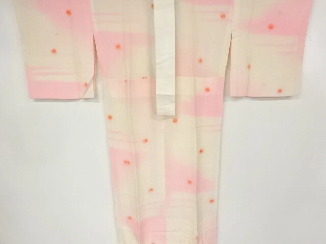 6849461: Japanese Kimono / Vintage Hitoe Juban / Shibori / Mist