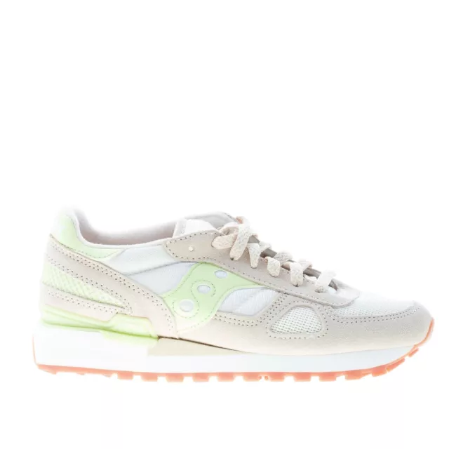 SAUCONY scarpe donna Sneaker Shadow Original tessuto grigio pelle verde