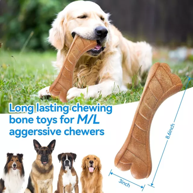 Tough Dog Chew Toy Dog Bones For Aggressive Chewers Puppy Teething Chew Toys