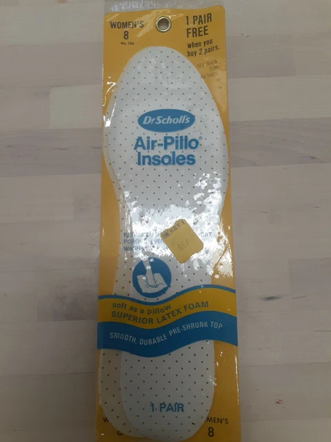 Vintage 60/70s? Dr. Scholls Insoles Womens Air Pillo Size 8 SEALED