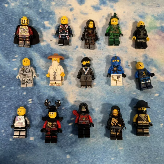 15 Pacchetto minifigure LEGO Ninjago | Lloyd Mech Wu Cole Garmadon | Originale