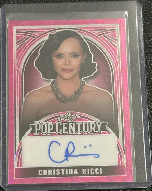 CHRISTINA RICCI 2024 Leaf Pop Century Base Auto Pink Kaleidoscope 1/7