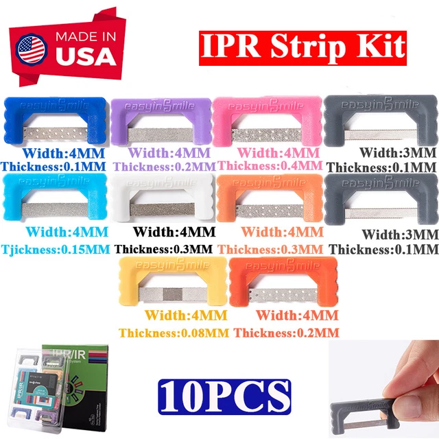 10X Ortho Enamel Reduction Strips IPR Strip Interproximal Space Widen EASYINSMIE