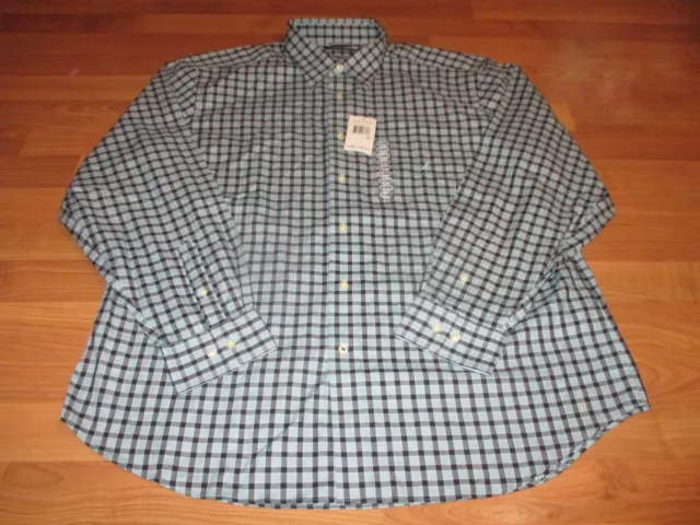 New Nwt Mens Nautica Wrinkle Resistant Button Down Shirt Size Xl