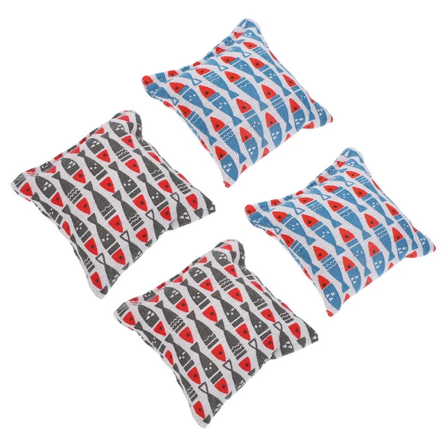 4 piezas almohadas de peluche de peluche juguetes para gatos juguetes para gatos de interior