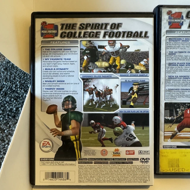 SONY PS2 NCAA Lot Of 2 PlayStation 2 CIB Games NCAA 2003 March Madness