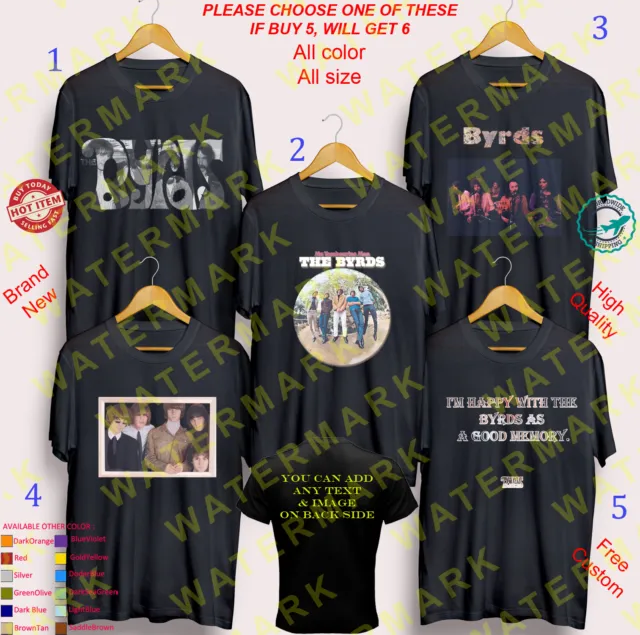 T-shirt THE BYRDS Album Concert Album size Adult S-5XL Youth Infants