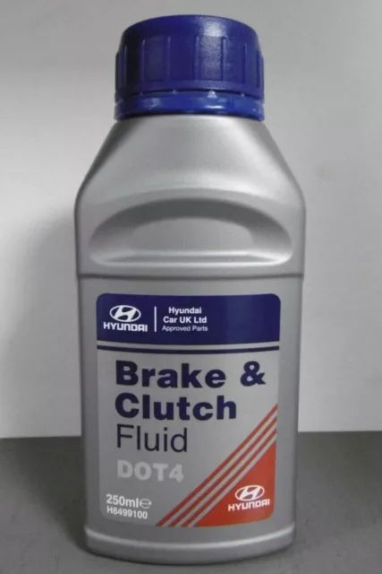 Genuine Hyundai Brake & Clutch Fluid DOT 4 250ML Bottle