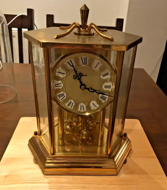 Kieninger & Obergfell, 400 Day Anniversary Torsion Clock, Roman Numerals