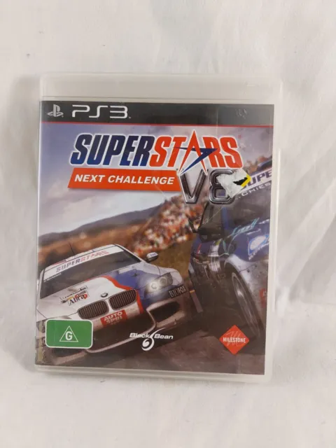 Superstars V8 Next Challenge PS3 Sony PlayStation 3 Game W Manual FREE Postage