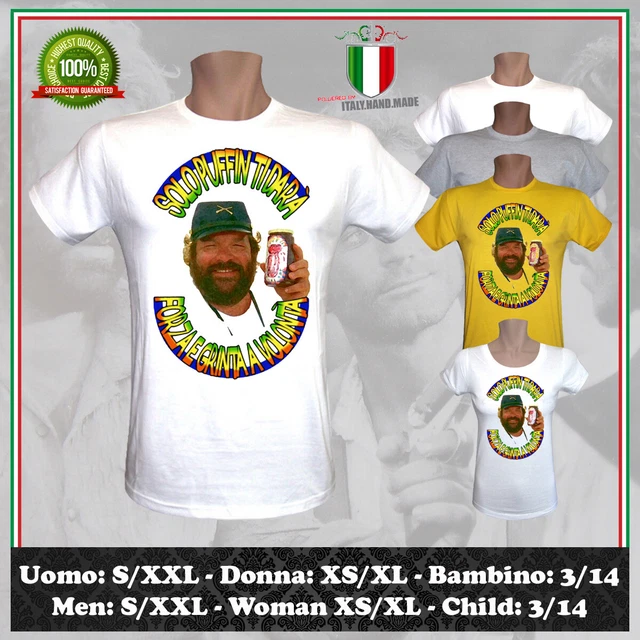 T-Shirt Solo Puffin Marmellata Bud Spencer & Terence Hill Tee Uomo Donna Bambino