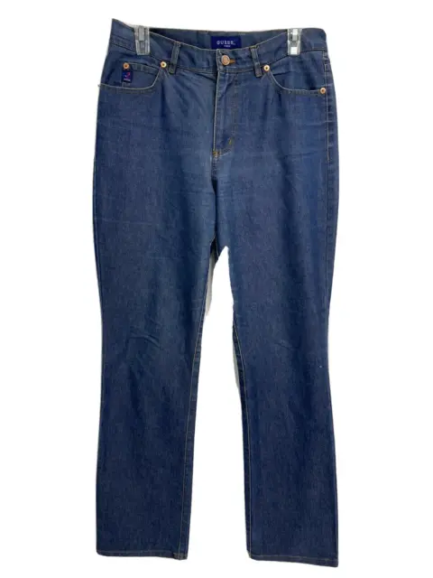 GUESS Jeans USA Pantaloni Denim Donna Elasticizzato Medio Rise Donna Misura 29