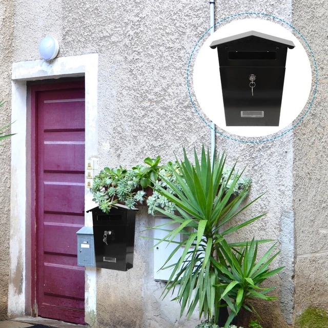 Complaint Letter Box Mailbox Letter Box Suggestion Box Lock Old Fashioned