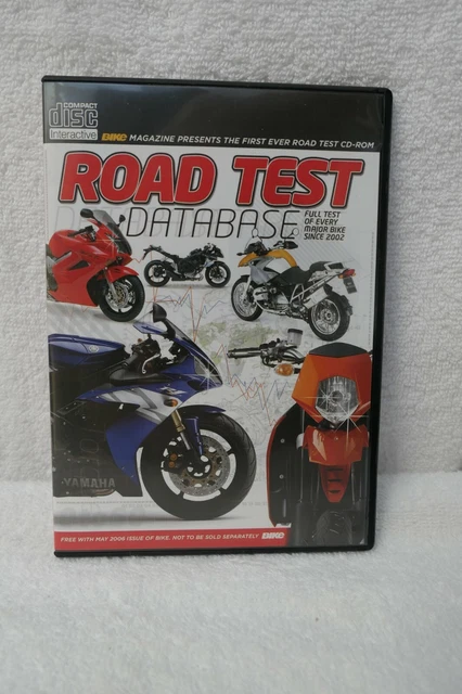 Road Test Database, Full Test of every major bike 2002-06 CD-Rom, Bike Magazine