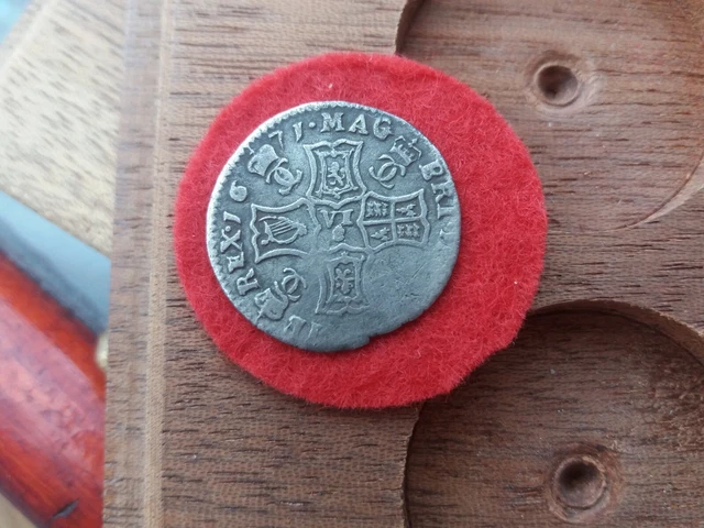 1671 Charles II Milled Silver Half Merk Scotland 2.661g R15EG 1671 Charles II Milled Silver Half Merk Scotland 2.661g R15EG