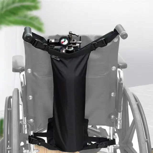 Bolsa cilindro de oxígeno para silla de ruedas - Llevable resistente impermeable cilindros D E fácilmente