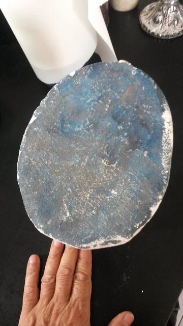Rare Buste Ancien  De Nefertiti Egypte Platre Peint 13